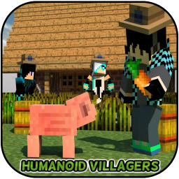 Humanoid Villagers Mod for MCPE + Come Alive