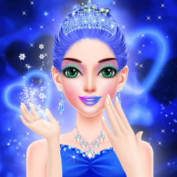 دانلود بازی Blue Princess - Makeover Games : Makeup Dress Up برای ...
