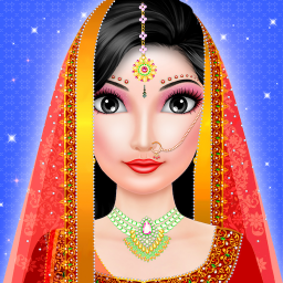 Indian doll marriage - wedding bride fashion salon