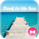 Beautiful Wallpaper Dock to the Sea Theme