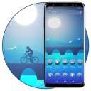 Night Moon Cycling Theme