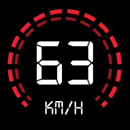 GPS Speedometer : HUD odometer