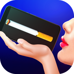 Smoking virtual cigarette pran