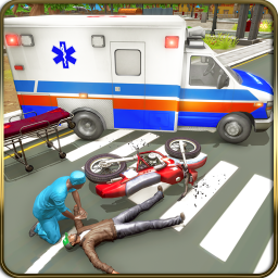 911 Emergency Ambulance Hospital Rescue Mission 3D