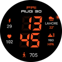 برنامه Digital Basic 1 Wear OS 4+