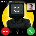 برنامه Monster titan tv man fake Call