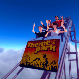 Rollercoaster Theme Fun Park