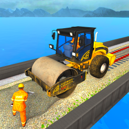 Train Bridge Construction: Railroad Building Sim