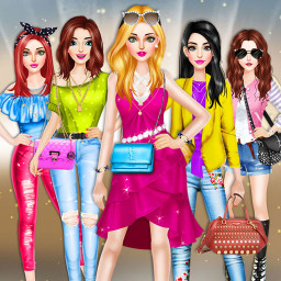 College Girl Dress Up Makeover: Fashion Game