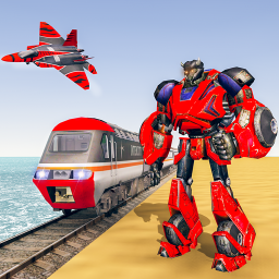 دانلود برنامه Euro Train Robot Transform: Train Games برای اندروید | مایکت