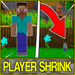 Player Shrink mod for Minecraft PE