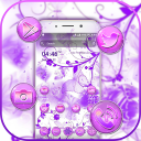 برنامه Purple Butterfly Theme