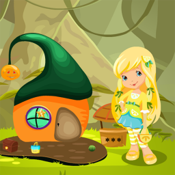 Girl Rescue From Tree House Kavi Game-356