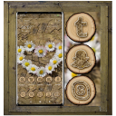 Flower Heart Wooden Theme