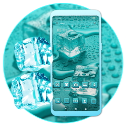Ice Cubes Mint Launcher Theme