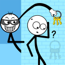 بازی Stickman Robber Puzzle Game