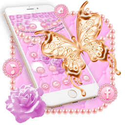 Pink, Leopard, Butterfly Themes & Live Wallpapers