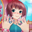 بازی Anime Girl Nail Salon Manicure