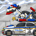 بازی T-rex Cops- Combine! DinoRobot