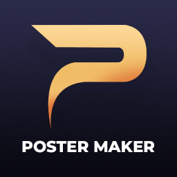 Poster Maker flyer logo design