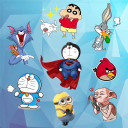 برنامه Cartoon Stickers for Whatsapp