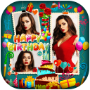 Happy Birthday : Cake, Status, Card & Photo Frame