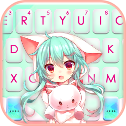 Cat Girl Keyboard Theme