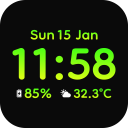 برنامه LED Digital Clock & Alarm