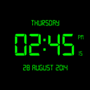 برنامه LED Digital Clock Wallpaper
