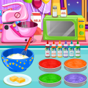 بازی Cooking Rainbow Birthday Cake