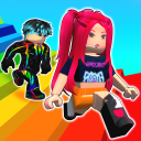 بازی Rainbow Race: Obby Dash