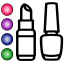 برنامه Beauty Coloring Book Glitter