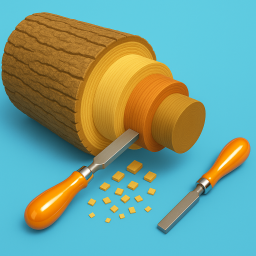 Wood Turning 3D - Carving Game