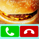 بازی fake call burger game