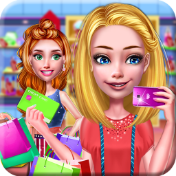 Girls Shopping Cash Register