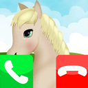 بازی fake call horse game care