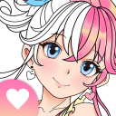 بازی Anime Games Coloring Book