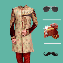 Men Sherwani Photo Editor
