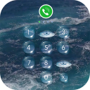 برنامه App Lock Live Theme - Wave