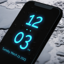 برنامه Always on Display Amoled Clock