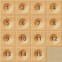 بازی Sliding Puzzle: Wooden Classic