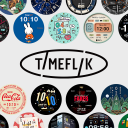برنامه TIMEFLIK Watch Faces