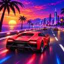 بازی Retro Road Racer - Car Racing