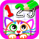 برنامه 123 Draw Kids! Toddler drawing