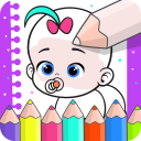بازی Babies coloring & drawing book