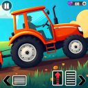 بازی Kids Farm Tractor Harvest Game