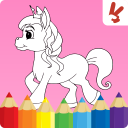 بازی Unicorn Kids Coloring Book