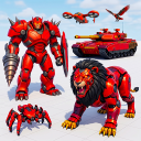 برنامه Lion Robot Car Game:Robot Game