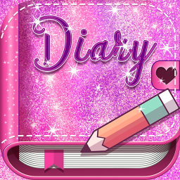 Pink Glitter Secret Diary