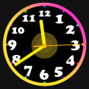 برنامه Neon Clock Wallpaper